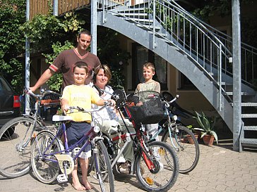 Ferienwohnung in Merkendorf - Gruppe Fahrradfahrer