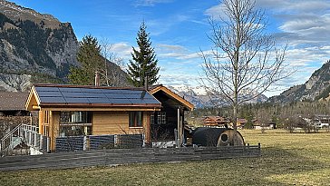 Ferienwohnung in Kandersteg - Das Haus befindet sich am Dorfrand