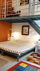 Ferienhaus in Krestena Krounoi - Wohn/Schlafraum mit 2 Einzelbetten