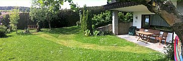 Ferienwohnung in Fuchsmühl - Gartenpanorama