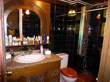 Ferienwohnung in Nerja - Das Badezimmer mit Dusche