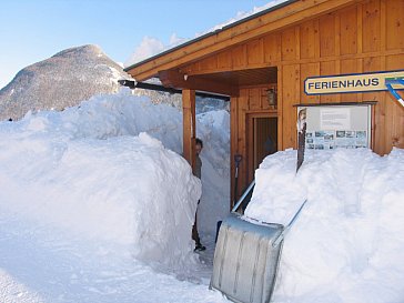 Ferienhaus in Grundlsee - Viel Schnee im Februar