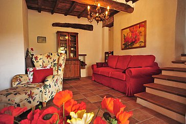 Ferienwohnung in Moncioni-Montevarchi - Wohnzimmer Appartement Papavero