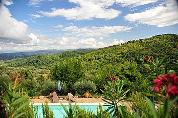 Ferienwohnung in Moncioni-Montevarchi - Pool in Panoramalage