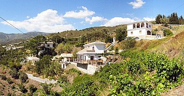 Ferienhaus in Cómpeta - Gesamtansicht der Finca Maroma