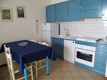 Ferienwohnung in Toscolano Maderno - Die Küche im Wohnraum