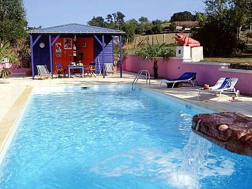 Ferienhaus in Lusignac - 14 Meter Pool