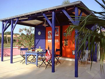 Ferienhaus in Lusignac - Poolhaus mit Sauna
