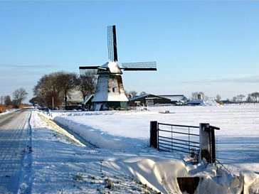 Ferienwohnung in Callantsoog - Windmühle im Winter