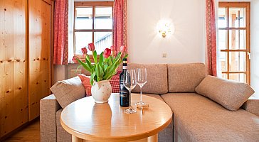 Ferienwohnung in Füssen - Wohnzimmer Edelweiss