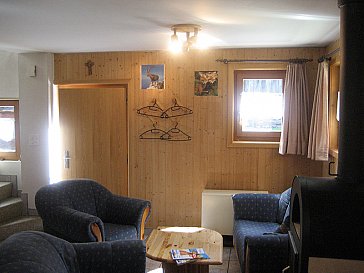 Ferienhaus in Ulrichen - Wohnraum