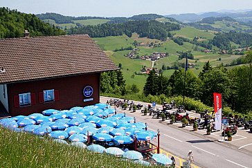 Ferienwohnung in Mühlrüti - Panoramablick vom Hulfteggpass