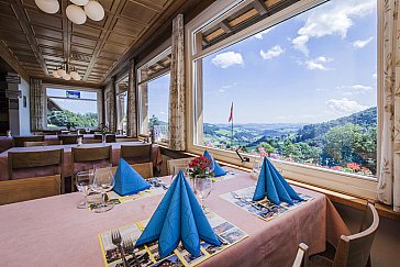 Ferienwohnung in Mühlrüti - Schöne Aussicht aus dem Restaurant