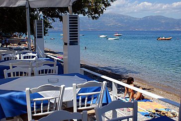Ferienhaus in Aegion-Longos - Taverne am Strand von Longos