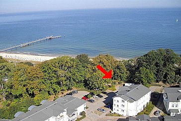 Ferienwohnung in Göhren - Villa Strandmuschel in Göhren Luftaufnahme