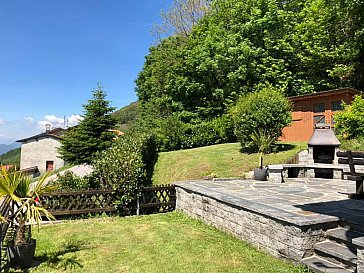 Ferienhaus in Scareglia-Valcolla - Garten