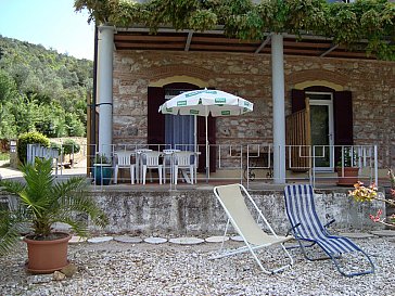Ferienhaus in Campiglia Marittima - Terrasse