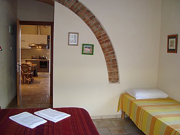 Ferienhaus in Campiglia Marittima - Schlafzimmer 2-Zi-Ferienwohnung