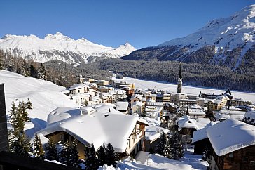 Ferienwohnung in St. Moritz - Atemberaubender Ausblick....