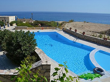 Ferienwohnung in Ierapetra - Vom Pool aus haben Sie einen herrlichen Meerblick