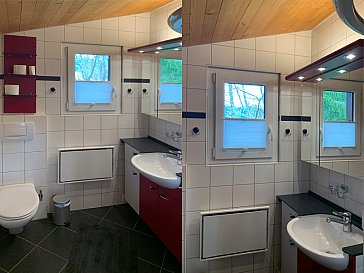 Ferienhaus in Sörenberg - Badezimmer mit Dusche