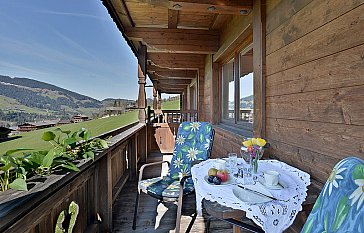 Ferienwohnung in Alpbach - Aussicht vom Balkon