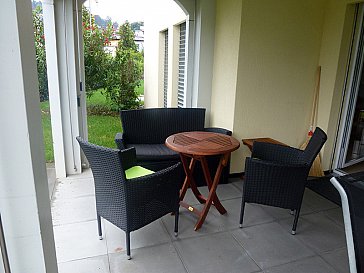 Ferienwohnung in Ascona - Sitzplatz