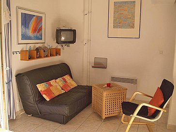 Ferienhaus in Portiragnes Plage - Das gemütliche Wohnzimmer