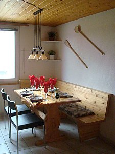 Ferienwohnung in Wangenried - Wohnküche mit TV & DVD