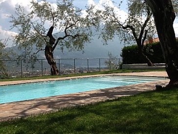 Ferienwohnung in Riva del Garda - Pool mit Panoramasicht