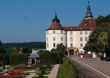 Ferienwohnung in Blaufelden-Herrentierbach - Schlossgarten & Schloss Langenburg