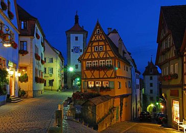 Ferienwohnung in Blaufelden-Herrentierbach - Rothenburg ob der Tauber bei Nacht