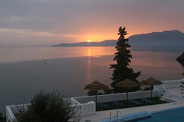 Ferienwohnung in Agios Nikolaos - Abendstimmung über der Mirabellobucht