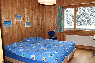 Ferienhaus in Davos - Schlafzimmer