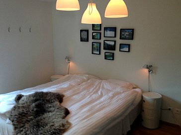 Ferienwohnung in Andermatt - Schlafzimmer