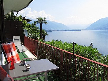 Ferienwohnung in Ronco sopra Ascona - Balkon