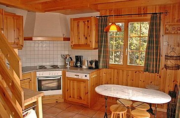 Ferienhaus in Les Collons - Die gut ausgestattete Küche