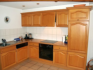 Ferienhaus in Riederalp - Die offene Küche