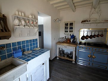 Ferienhaus in Chiessi - Die schöne Küche