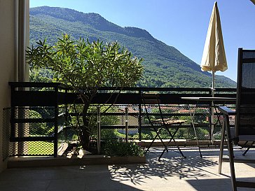 Ferienwohnung in Lugano-Cadro - Balkon