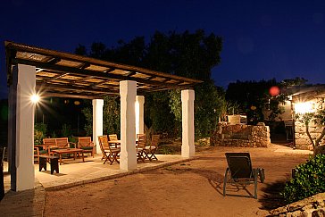 Ferienhaus in Racale - Area relax and dinning under the stars