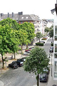 Ferienwohnung in Aachen - Blick vom Wohnraum