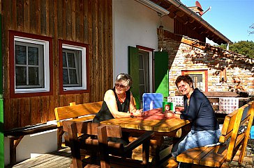 Ferienhaus in Kirchberg an der Raab - Ferienwohnung Sunnseitn Terrasse
