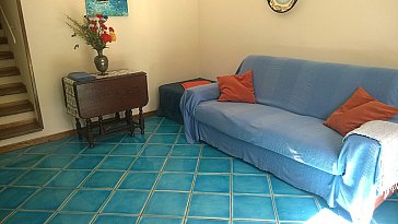 Ferienhaus in Sabaudia - Wohnraum mit Sofa