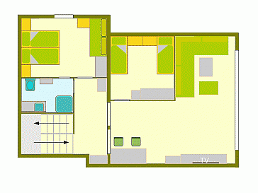 Ferienhaus Grundrissplan 2