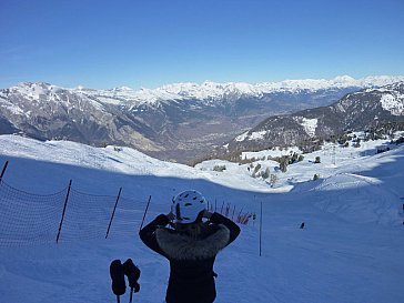 Ferienwohnung in Verbier - Skigebiet Savolères mit Alpenblick