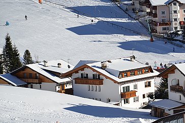 Ferienwohnung in Wolkenstein in Gröden - Lage im Winter