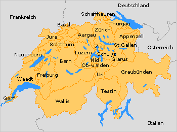 Klicken Sie links in der Liste auf die entsprechende Region