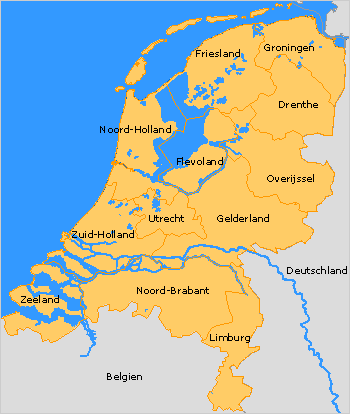 Klicken Sie links in der Liste auf die entsprechende Region