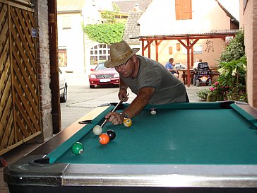 Ferienwohnung in Merkendorf - Billard in Spielscheune